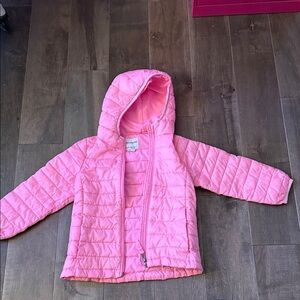 Pink Quilted Kids Jacket